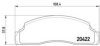 BREMBO P 24 009 Brake Pad Set, disc brake